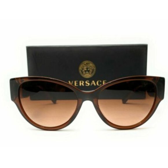 Versace Women\'s Transparent Brown Sunglasses!